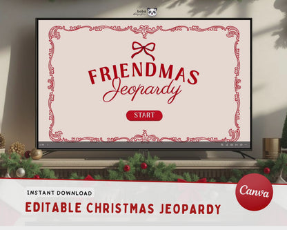 Friendmas Game - Jeopardy Holiday Trivia