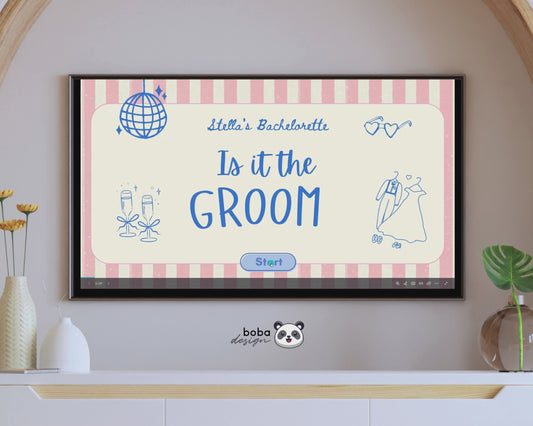 Blue Pink Is it the Groom Bachelorette Party Game