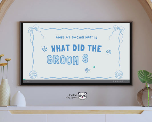 Coastal Cowgirl - What Did the Groom Say Game