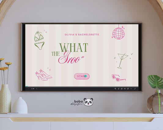 Bikinis and Martinis - What Did the Groom Say Game