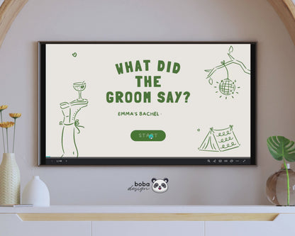 Bach Camp V2 - What Did the Groom Say Game