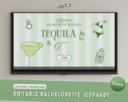Tequila and Tanlines Bachelorette Jeopardy Game