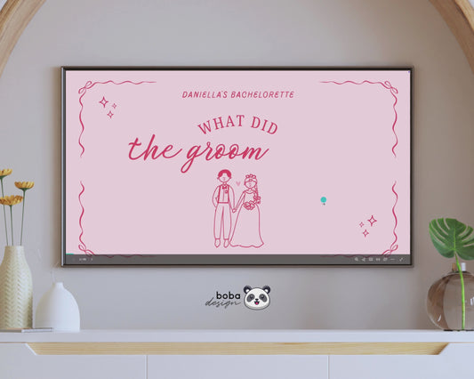 Pink Ribbons What Did the Groom Say Game