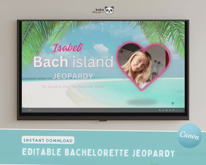 Bach Island Bachelorette Jeopardy Game