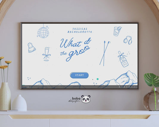 Apres Ski What Did the Groom Say – Bachelorette Game