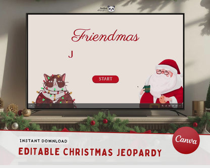 Friendmas Game V3 - Jeopardy Holiday Trivia