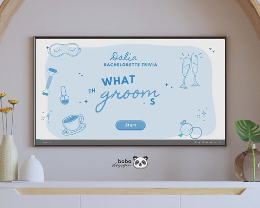 Blue Girls Gone Mild What Did the Groom Say Game