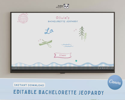Love On The Lake Bachelorette Jeopardy Game