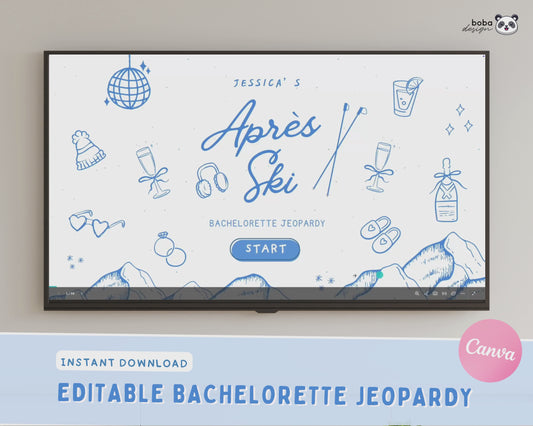 Apres Ski Bachelorette Jeopardy Game