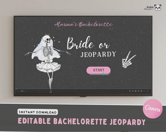 Bride or Die - Bachelorette Jeopardy Game