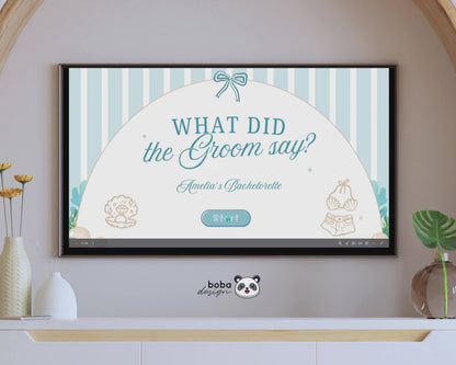 Seashells and Wedding Bells What Did the Groom Say Game