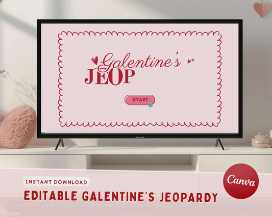 Cute Galentines Jeopardy Game
