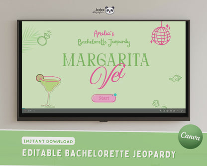 Margarita Veil Bachelorette Jeopardy Game