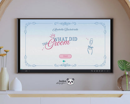 Princess Bachelorette What Did the Groom Say Game