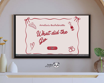 That's Amore What Did the Groom Say Game
